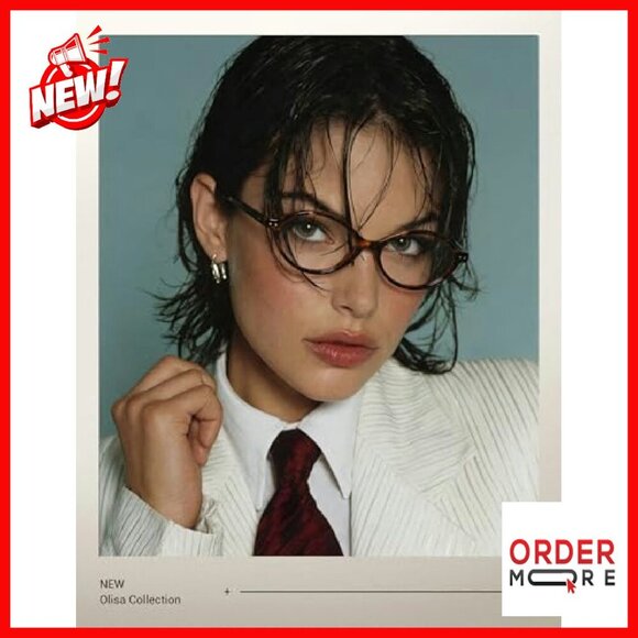 Blue Light Blocking Glasses Oval Frame Gaming Computer Screen - Picture 4 of 8